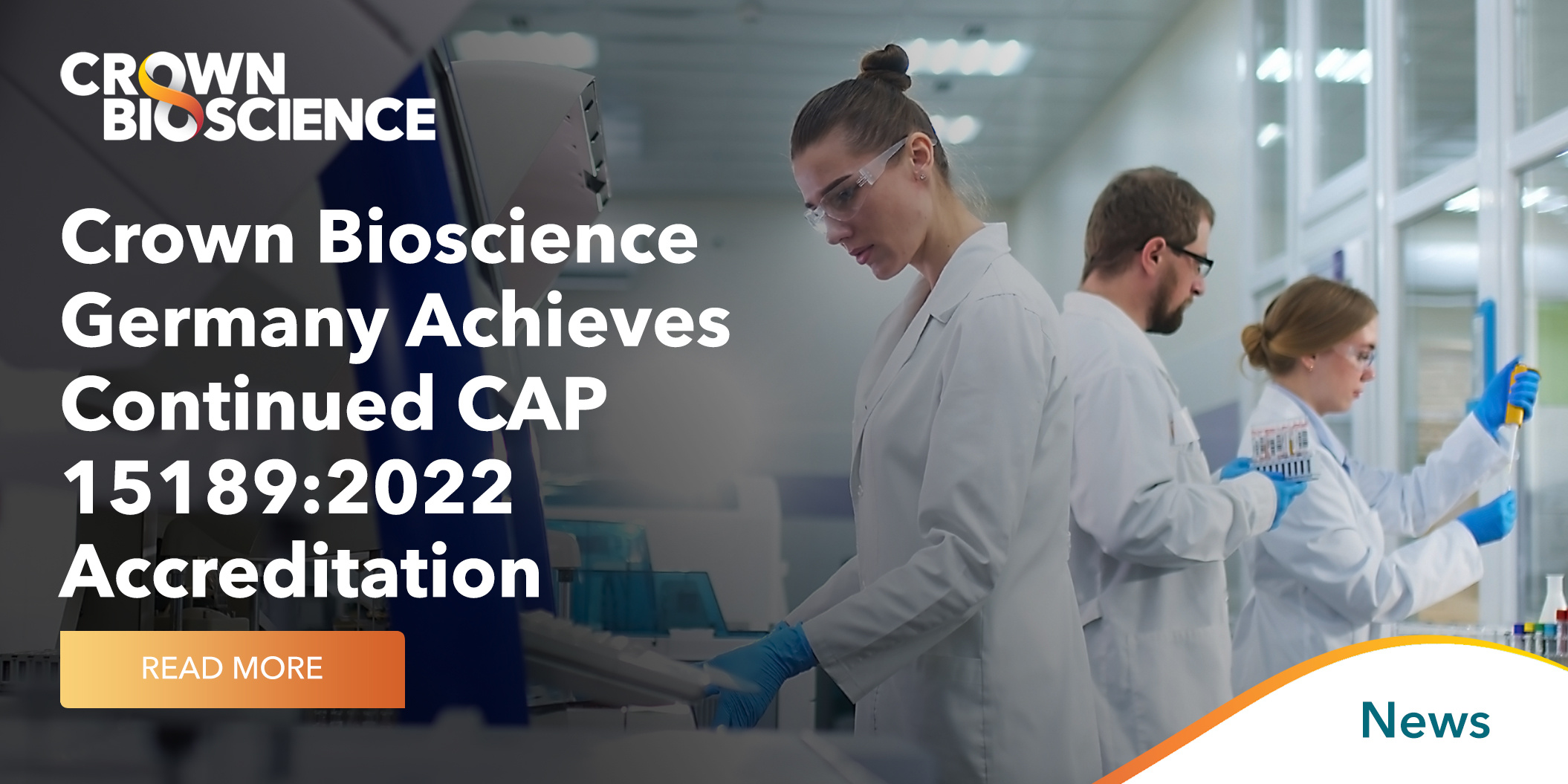 Crown Bioscience Germany GmbH Achieves Continued CAP ISO 15189:2022 Accreditation