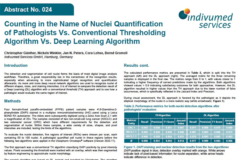DigiPathLondon 2023 Poster 024: Counting in the Name of Nuclei Quantification of Pathologists...