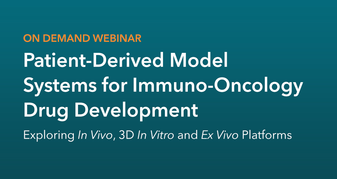 Patient-Derived Model Systems for Immuno-Oncology Drug Development