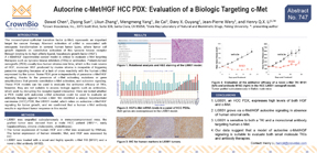 Autocrine c-Met/HGF HCC PDX: Evaluation of a Biologic Targeting c-Met