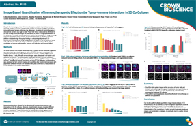 ENA21 Poster 113: Image-Based Quantification of Immunotherapeutic Effect on the Tumor-Immune...