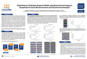 AACR-NCI-EORTC 19 Poster B041: Imaging Orthotopic Syngeneic Models